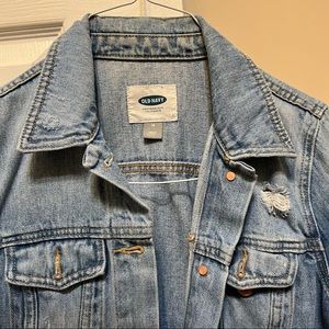 Old Navy Denim Distressed Jacket in great condition! - LAST CHANCE TODAY
